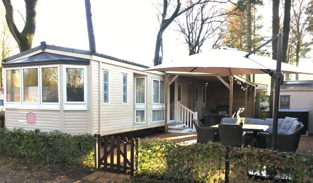 Prachtige Luxe Chalet Op De Veluwe Nabij ホンデルロー エクステリア 写真